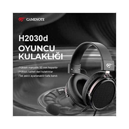 Havit Gamenote H2030D Gaming Oyuncu Kulaklığı - Siyah