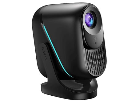 havit pj220 pro full hd 1080p, android tv 13.0, 250 ansi lümen, otomatik, akıllı projeksiyon cihazı