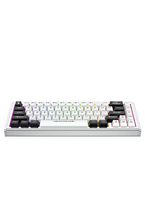 Havit Kraken Astralforce-2 RGB Aydınlatmalı 67 Tuşlu Mekanik Gaming Klavye - Siyah Beyaz