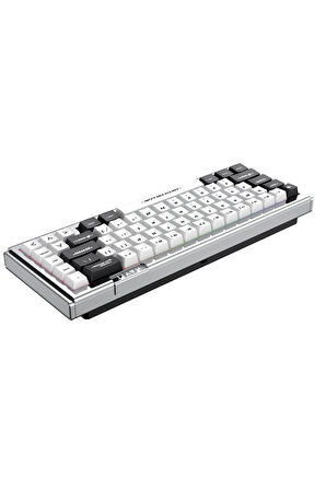 Havit Kraken Astralforce-2 RGB Aydınlatmalı 67 Tuşlu Mekanik Gaming Klavye - Siyah Beyaz