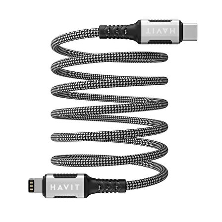 Havit CB6298 Type-C to Lightning Manyetik Şarj Kablosu PD30W