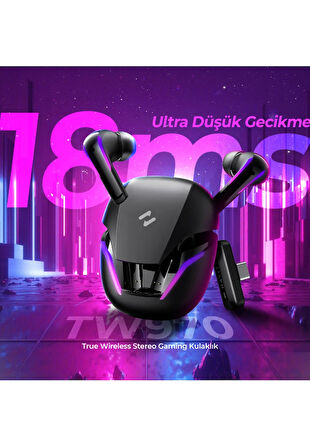 Havit TW970 TWS RGB Gaming Bluetooth Kulaklık - 2.4GHz ve Bluetooth Modu