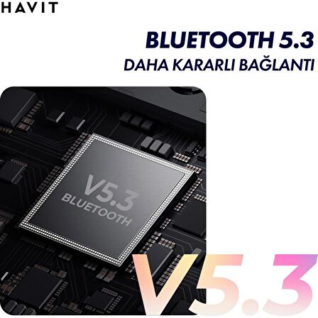 Havit H630BT PRO Bluetooth Kafa Üstü Kulaklık - Mavi