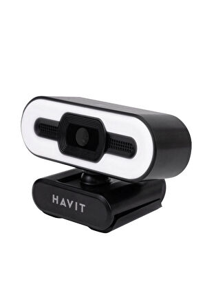 Havit HV-HN24G Full HD Pro 2K Webcam Otomatik Odaklama LED Işıklı Mikrofonlu