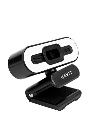 Havit HV-HN24G Full HD Pro 2K Webcam Otomatik Odaklama LED Işıklı Mikrofonlu