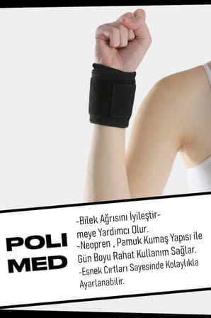 Bilek Bandaji Spor ve Gunluk Kullanim Sargisi