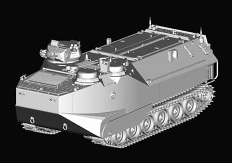 Hobbyboss Lvtp-7 Amfibi Hücum Aracı Maketi 1/35 Ölçek Gri