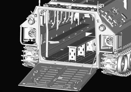 Hobbyboss Lvtp-7 Amfibi Hücum Aracı Maketi 1/35 Ölçek Gri
