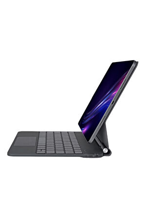iPad Pro 13 Uyumlu Magic Style Manyetik Yapışmalı Klavyeli Tablet Kılıfı