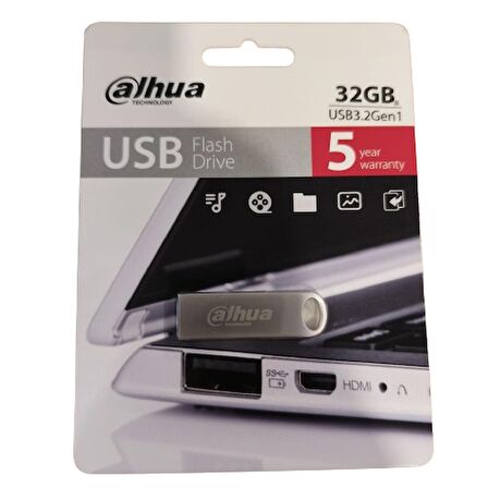 Dahua 32GB USB3.2 Gen1 Metal USB Flash Bellek U106