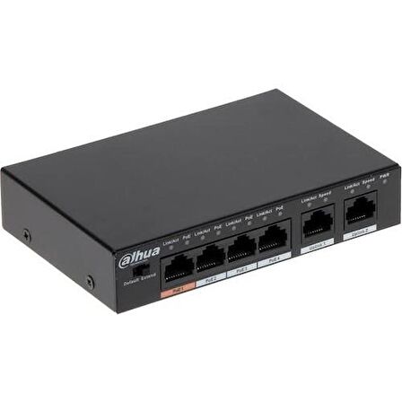 Dahua 8 Port 36W Poe Switch, Yönetilemez - PFS3006-4ET-36