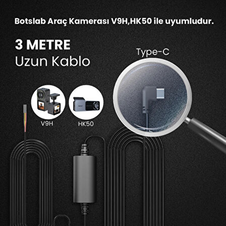 360+ Botslab Gen1 (Type-C) Park Modu Akü Bağlantı Kablo Kiti