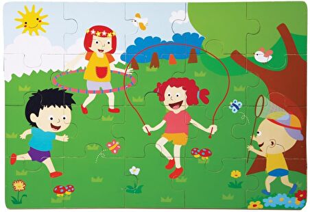 Oscar İlkbahar Ahşap Yer Puzzle