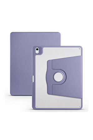 iPad Air 13 inç 2024 360 Derece Dönebilen Standlı Pino iPad Tablet Kılıfı