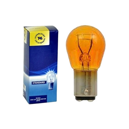 Superlight Stop Ampulü Turuncu 1016 Çift Duy Şaşı 12v 21/5w 