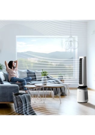 TEKA KULE TİPİ VANTİLATÖR 36W BEYAZ - HAVA TEMİZLEYİCİ ÖZELLİKLİ