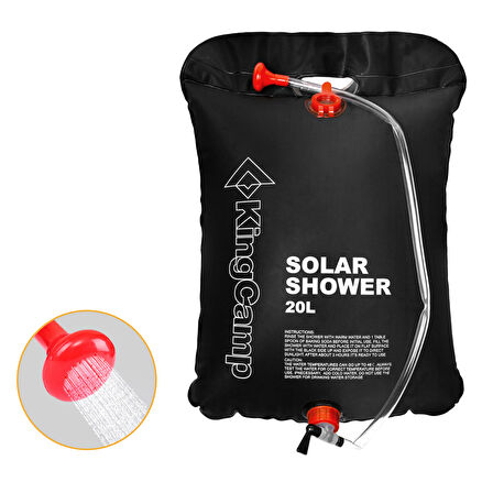 KingCamp Solar Shower 20 L Kamp Duşu