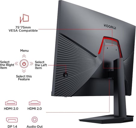 Koorui G2711P 27" 1 ms Full HD IPS 200 Hz Oyuncu Monitörü - Teşhir