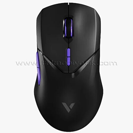 Rapoo VT9PRO4K 26000DPI Kablosuz/Kablolu Siyah-Mor Oyuncu Mouse 