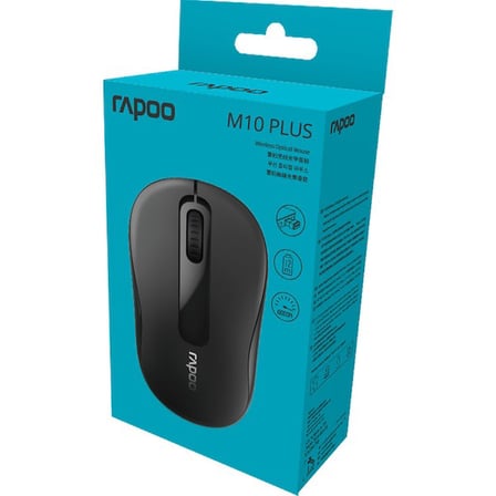 RAPOO M10 Plus Sessiz Kablosuz Optik Mouse Siyah