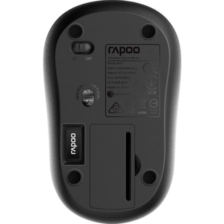 RAPOO M10 Plus Sessiz Kablosuz Optik Mouse Siyah