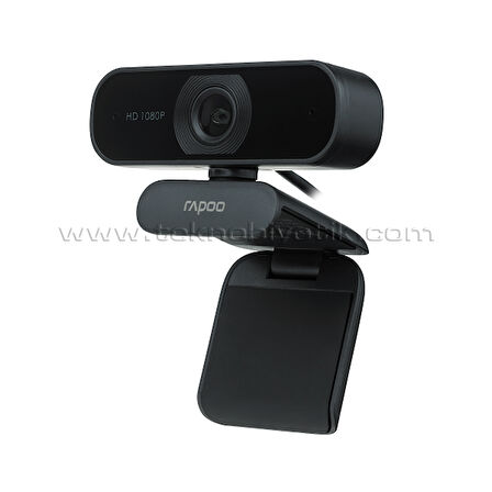 Rapoo C260 1080p Gürültü Önleyici Mikrofon Webcam