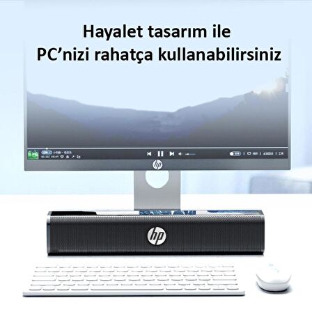 Hp WS10 2x3w Kablolu Soundbar Multimedya Hoparlör Speaker