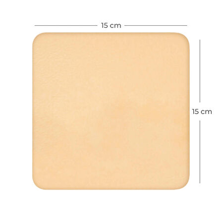 Silikon Köpük Yara Örtüsü 15x15cm, (Non-Border)Kesilebilir,Şekil Verilebilinir 15x15cm /1 Kutu (10Adet)
