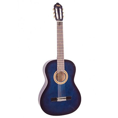 VC103TBUS Sap Çelikli 11-13 yaş grubu 3/4 Maviburst Klasik Gitar 