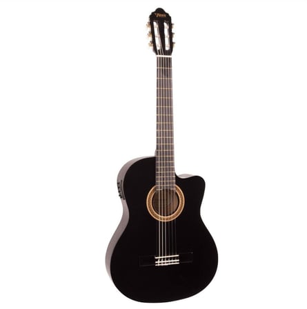 Valencia VC104TCEBK Elektro Klasik Gitar Siyah Sap Ayarlı