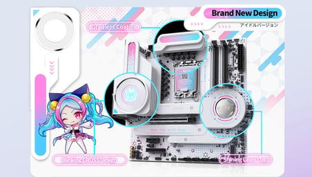Maxsun ICraft  B760M Cross  LGA1700 DDR5 6400 Mhz M.2 HDMI WIFI mAtx Intel Anakart Beyaz Renk