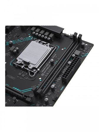 MAXSUN H610M 666 WIFI ARGB 3200MHZ VGA HDMI M.2 MATX DDR4 1700PIN ANAKART