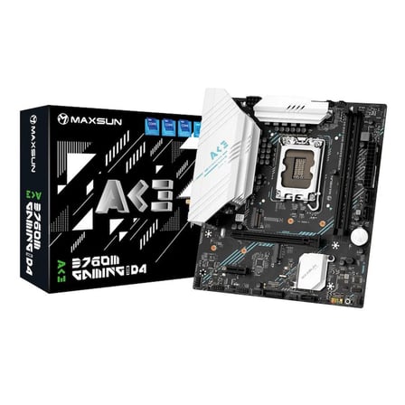 MAXSUN B760M GAMING WIFI ACE D4 3200MHZ HDMI M.2 MATX DDR4 1700PIN ANAKART