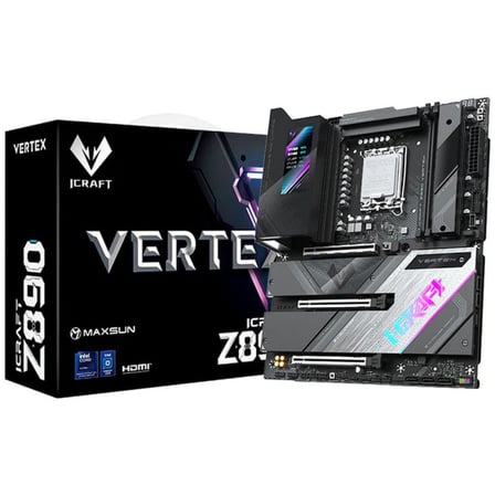 MAXSUN ICRAFT Z890 VERTEX WIFI 9200(OC) DP HDMI M.2 ATX DDR5 1851PIN ANAKART