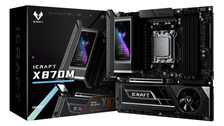 Maxsun ICraft X870M AM5 DDR5 8400 Mhz M2.HDMI WIFI7 mAtx AMD Anakart