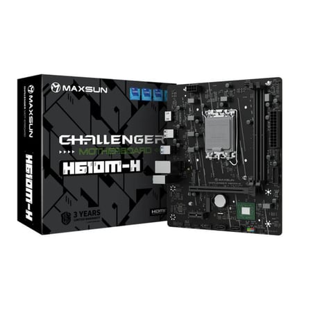 MAXSUN CHALLENGER H610M-H 3200MHZ HDMI M.2 MATX DDR4 1700PIN ANAKART