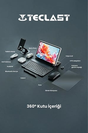 Teclast P30T 6/128 GB 10.1" Tablet Gri (Resmi Distribütör Garantili)