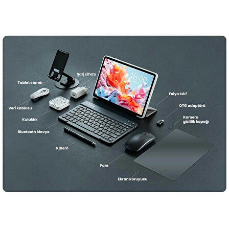 Teclast P30T 4/128GB Gri (Evofone Garantili)