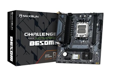 MAXSUN CHALLENGER B650M WIFI V2 6000(OC) DP HDMI M.2 MATX DDR5 AM5 ANAKART