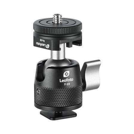 F-19 Cold Shoe Adaptörlü Mini Top Başlık