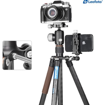 LX-224CT+XB-32Q Profesyonel Karbon Fiber Tripod Kit