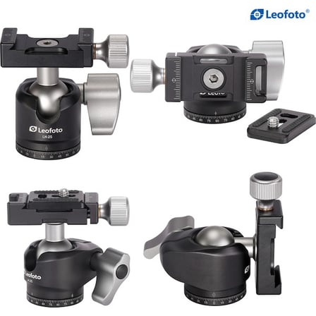 LS-223C+LH-25 Profesyonel Mini Karbon Fiber Tripod Kit