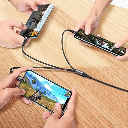 WEKOME 3WDC-125 in1 Type-C+İPhone+Micro Usb Şarj Kablsu 1.20CM KIRMIZI