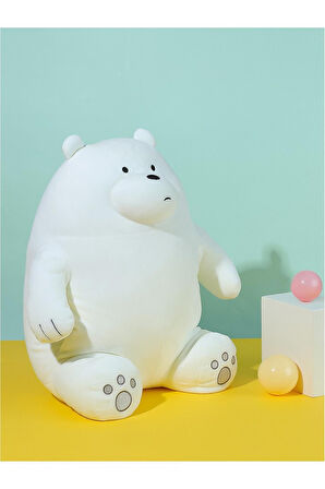 We Bare Bears Lisanslı  Peluş Oyuncak (45Cm) - Kutup Ayısı