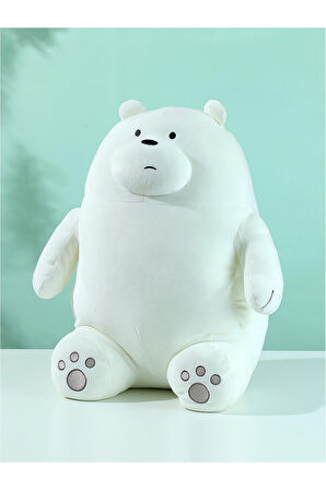 We Bare Bears Lisanslı  Peluş Oyuncak (45Cm) - Kutup Ayısı