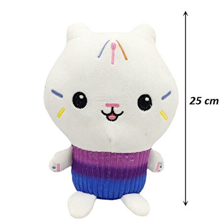 Gabby's Dollhouse Cakey Cat İthal Oyuncak Peluş 25 CM