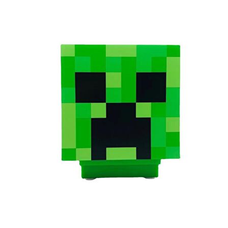 Minecraft Creeper Taşınabilir Şarjlı Pilli Müzikli Gece Lambası