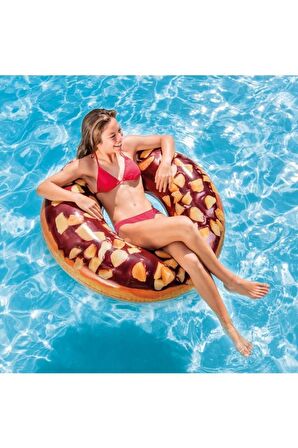 Intex Çikolatalı Donut Simit 114 cm