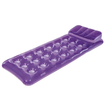 Intex Renkli Bardaklı Yatak 188x71 cm