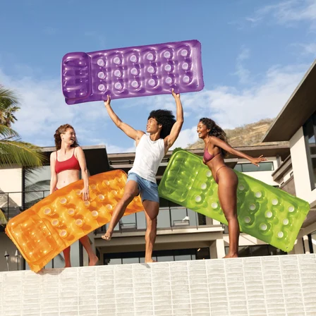 Intex Renkli Bardaklı Yatak 188x71 cm